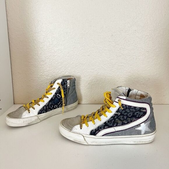 GGDB Golden Goose Deluxe Brand slide high top sneakers with star size 37 - Picture 6 of 17